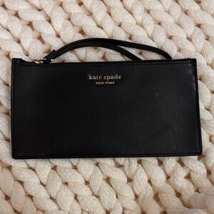 Kate Spade Black Wristlet Clutch